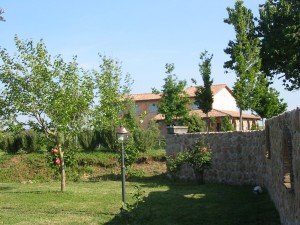 L'esterno delle camere dell'Agriturismo «Il Prataccio»