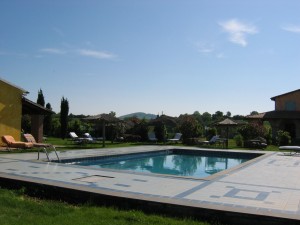 La piscina dell'Agriturismo